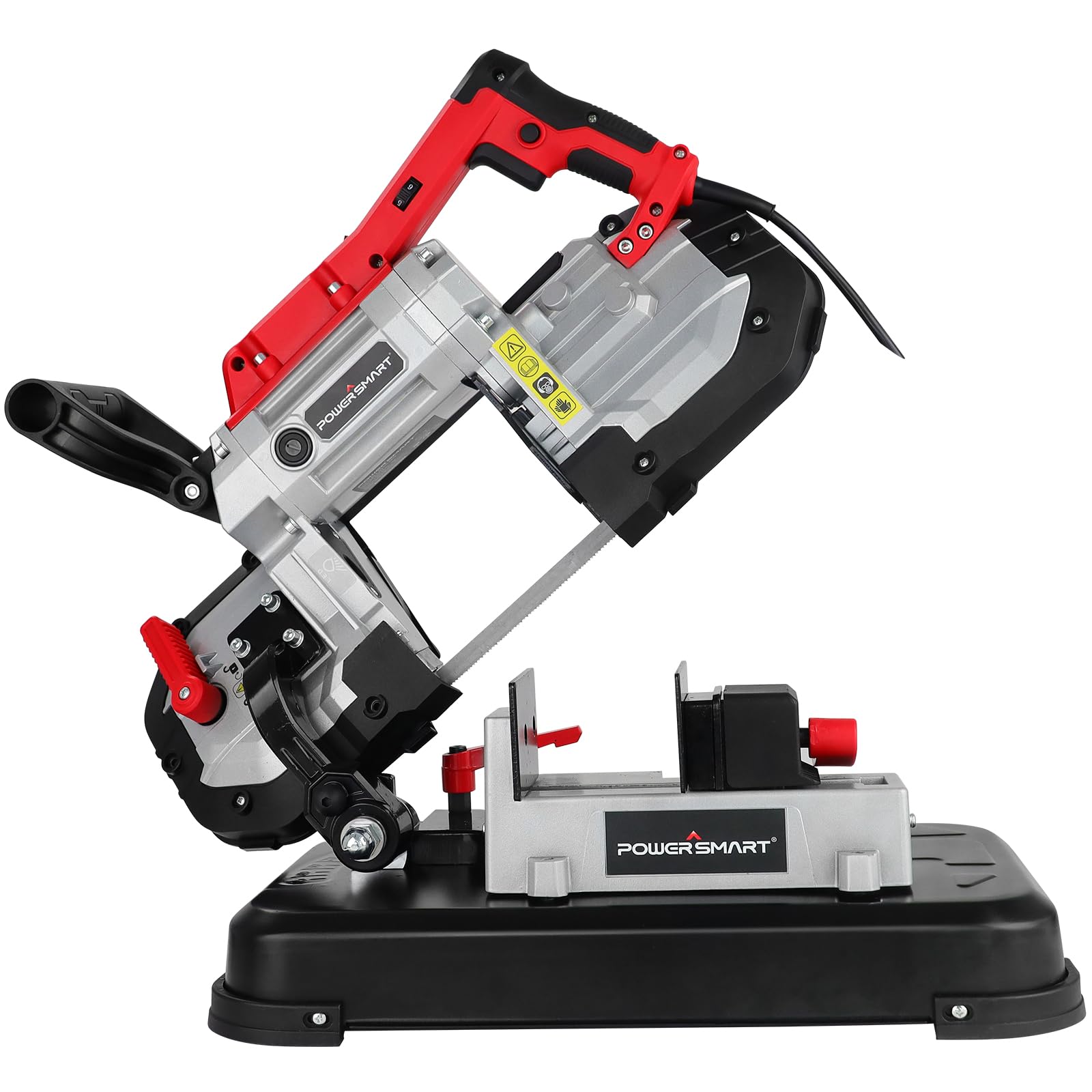 PowerSmart 20V Cordless Reciprocating Saw with 2.0Ah Battery and Charger, 3pcs Wood Blades and 2pcs Metal Blades Included