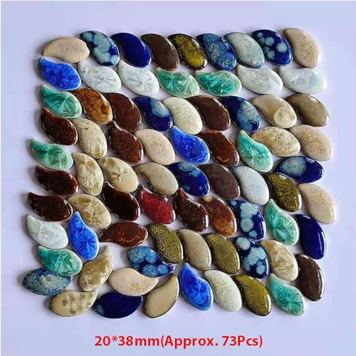 Miniatura 7 de 500g1.1lb Random Color Irregular Ceramics Mosaic Tiles,DIY Making Creative Ceramic Mosaic Tiles for DIY Craft Plates Flowerpots Vases Cups Mosaic