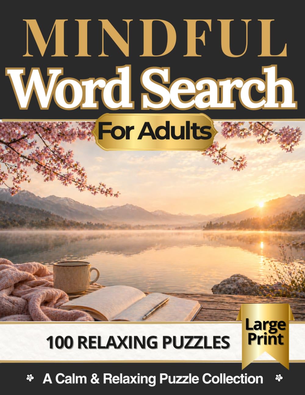 Mindful Word Search for Adults: 100 Relaxing Word Search Puzzles to Unwind