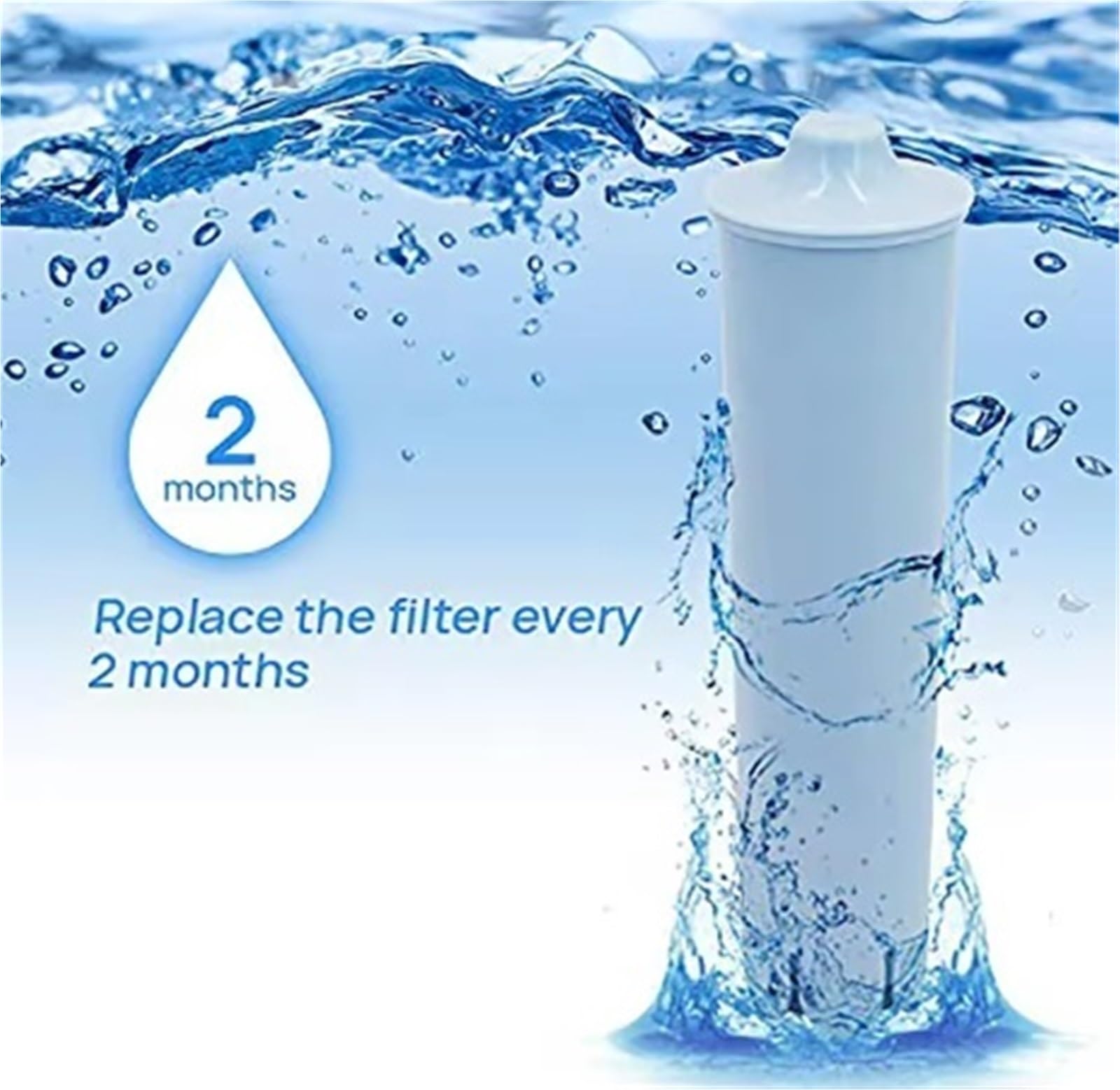 1/2/4 Pezzi Di Ricambio For Filtro Dell'acqua For Macchina Da Caffè, Compatibile Con Jura, Blue 67007, 71311, 71312(4pcs)