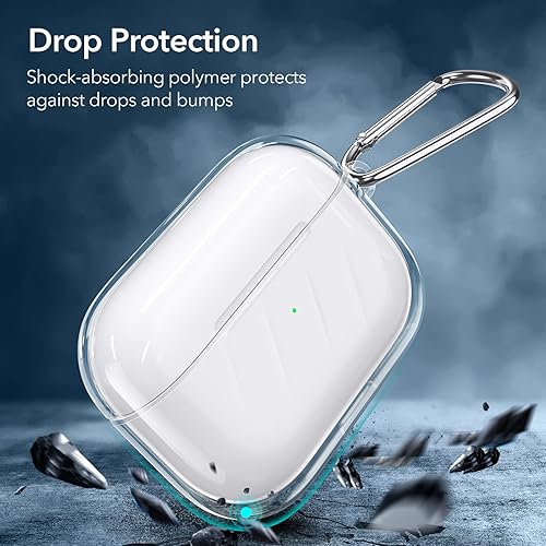 Miniatura 4 de ESR Funda de transporte Air Ripple, compatible con AirPods Pro, transparente