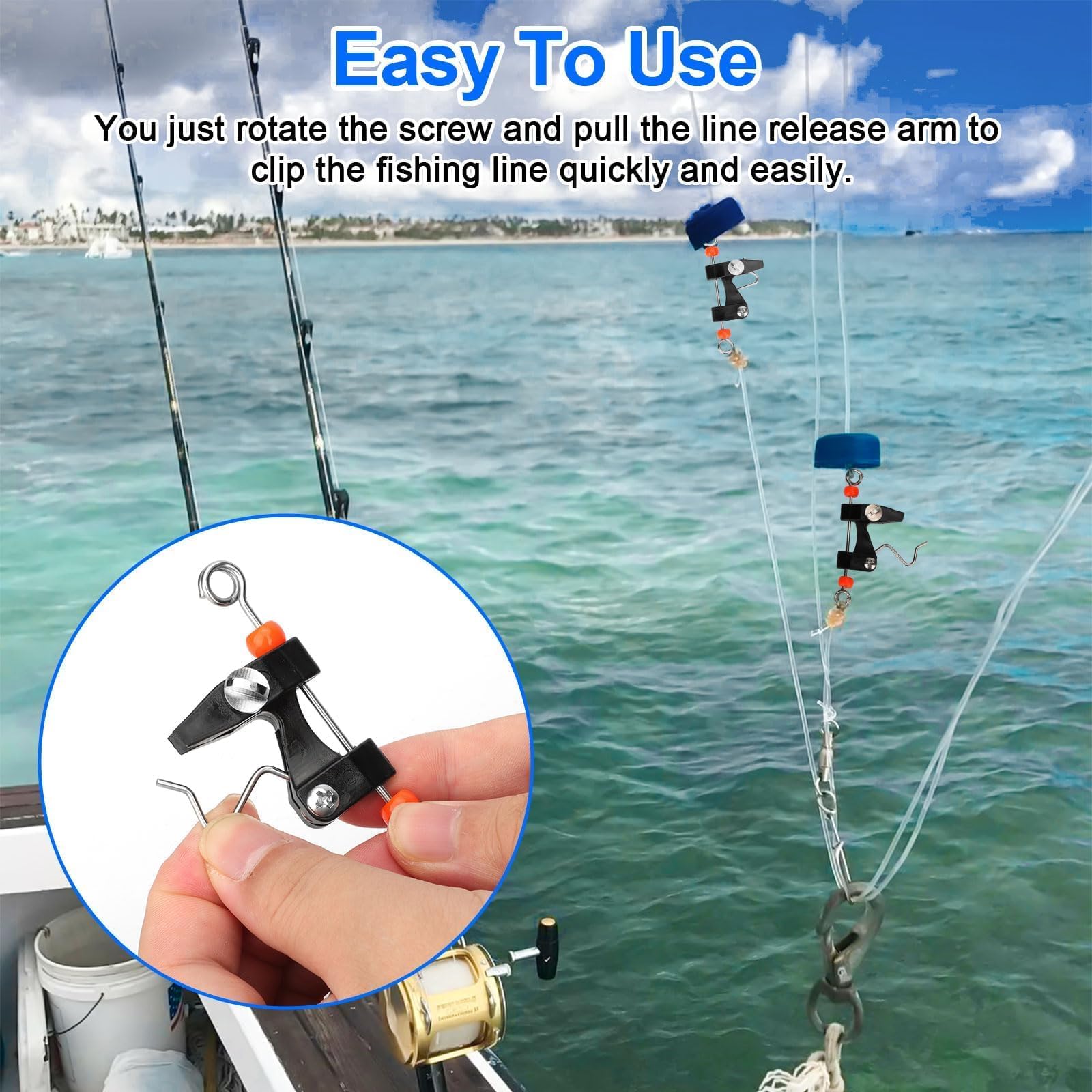 Fishing Weights Release Clips Snap Weight Planer Tension Heavy