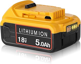 TenHutt 18V 5.0Ah Replacement Battery for DCB184 DCB184B-XJ DCB180 DCB181 DCB182 DCB183 DCB185 18V XR Power Tool Battery