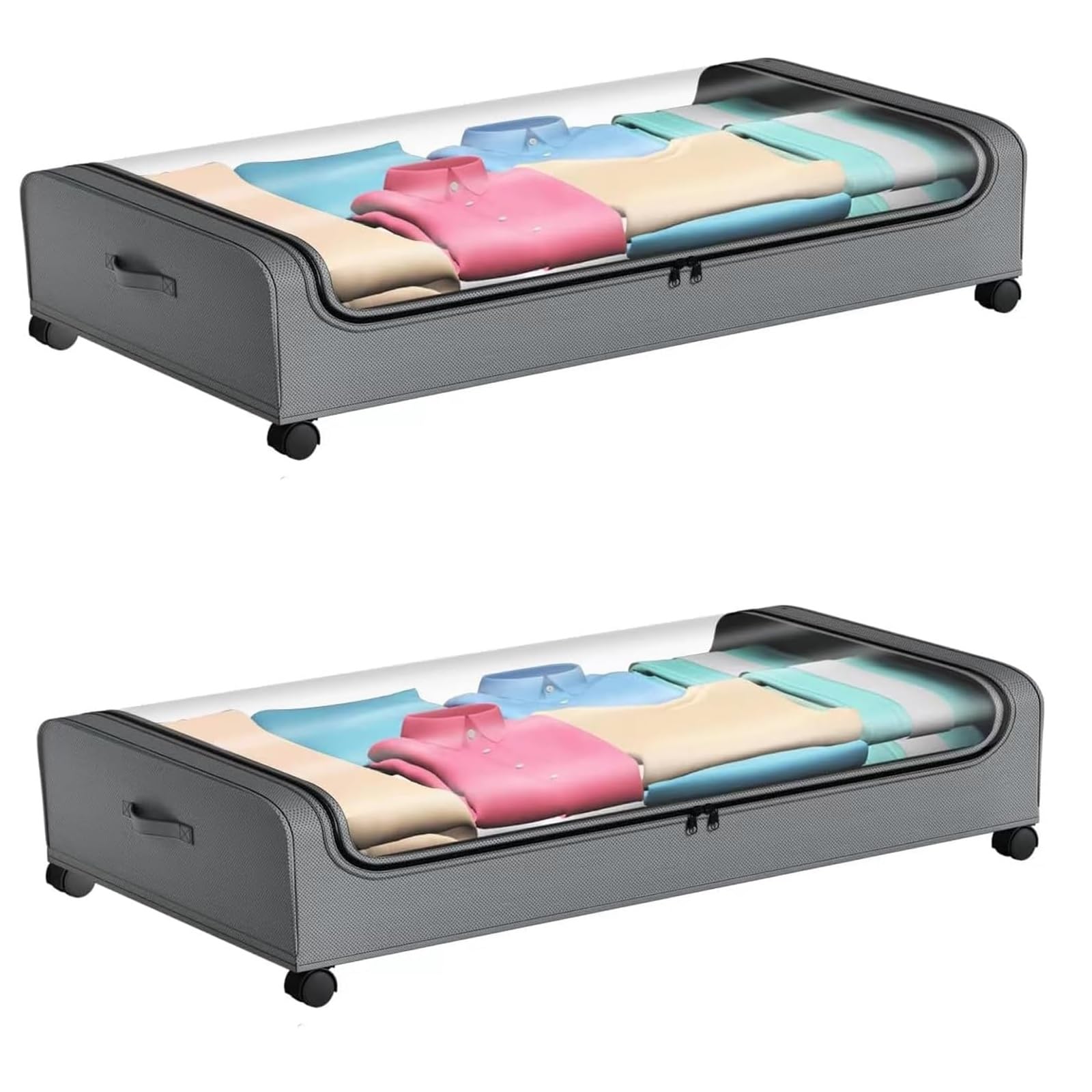 Contenitore Sottoletto Con Ruote Pezzi Contenitori Sottoletto