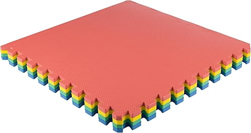 Miniatura 6 de Stalwart - Tapetes de espuma EVA, se entrelazan entre ellos, para hacer ejercicio, yoga, camping, niños, bebés, sala de juegos