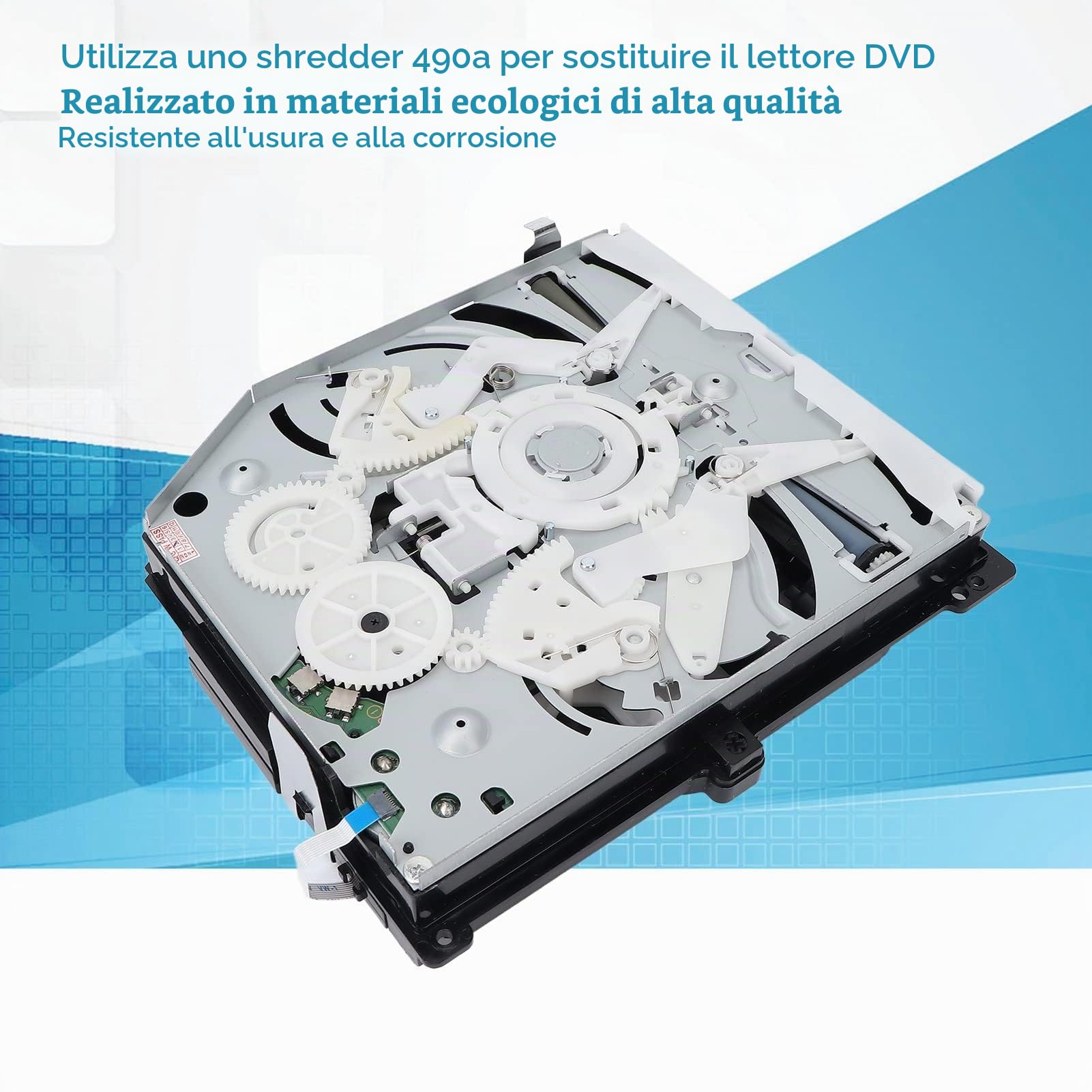Dpofirs unità Dvd Ottica Portatile per unità KEM-490, unità Dvd Sostitutiva per Console di Gioco per Console di Gioco