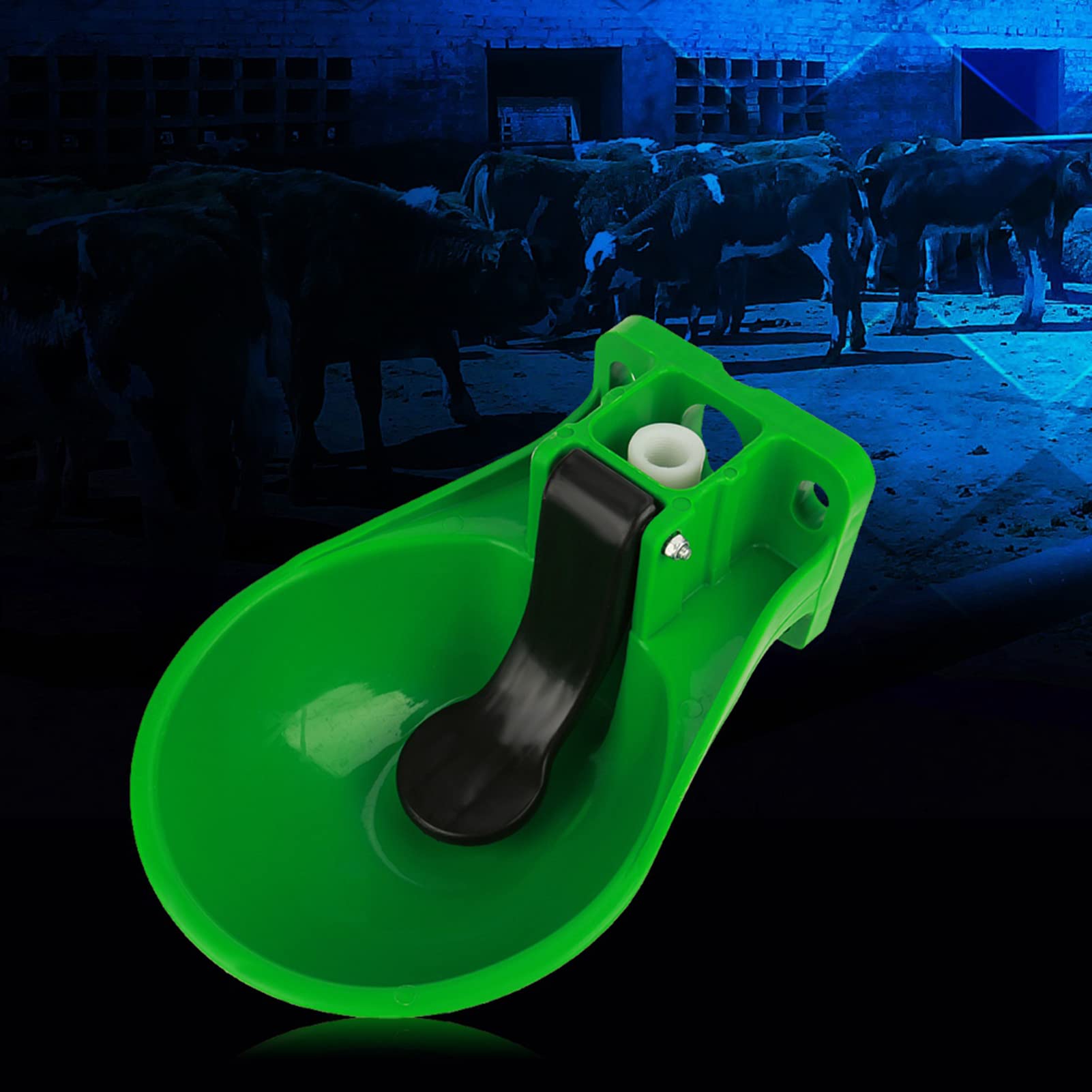 Bicchiere automatico di plastica per animali Abbeveratoio per animali Abbeveratoio per acqua Valvola per interruttori Valvola per mucche ovine Contenitore per cavalli Cavalli Capre Asino Pollame
