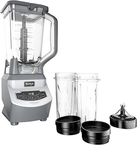 Ninja BL660 Professional Compact Smoothie & Food Processing Blender, 1100-Watts,
