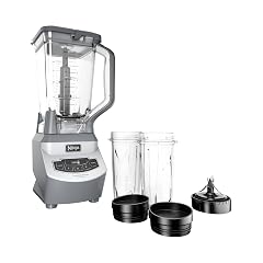 Ninja BL660 Professional Compact Smoothie Food Processing Blender 1100-Watts 3 Functions -for Frozen Drinks Smoothies Sauces More 72-oz