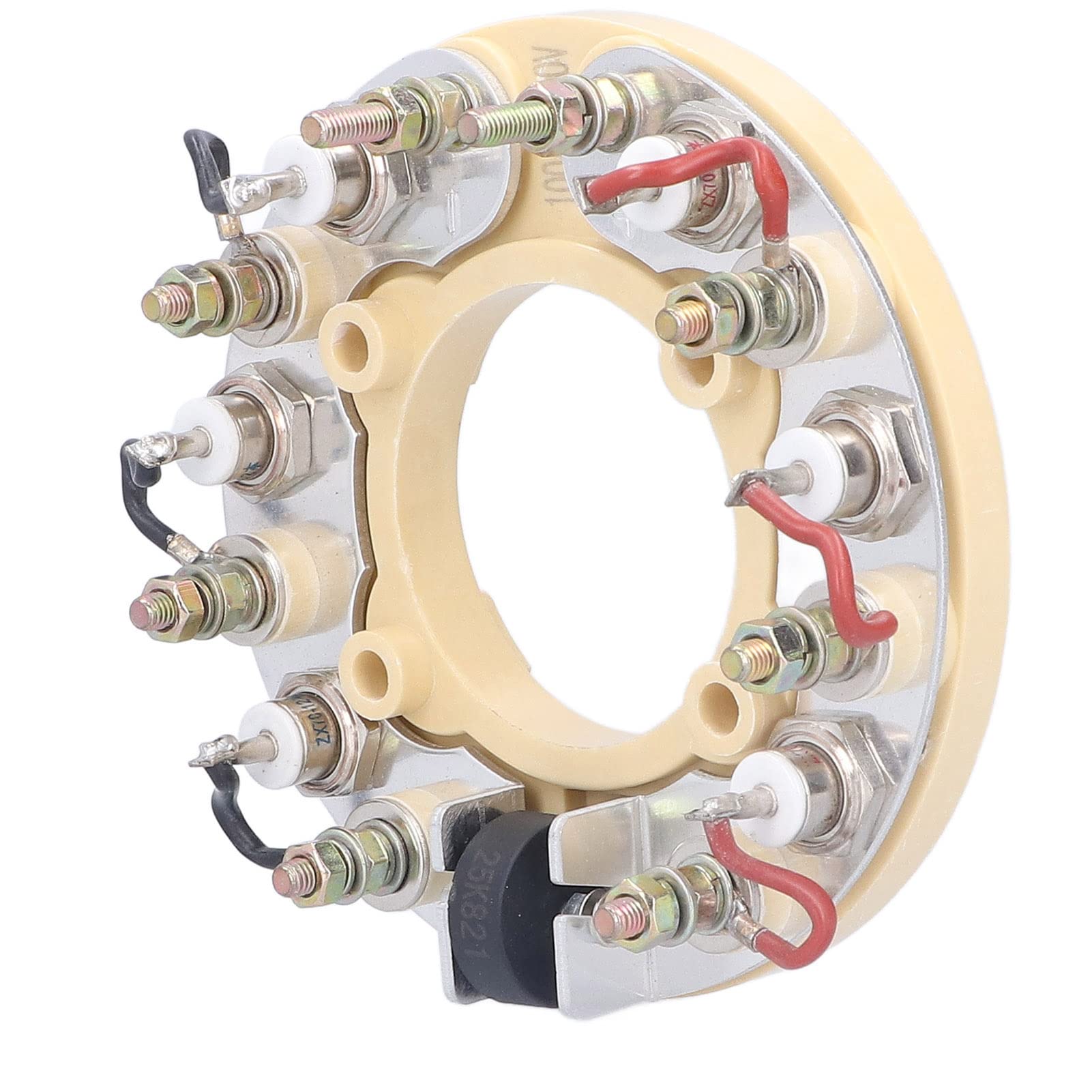 aqxreight Modulo Raddrizzatore Rotante WT-5 Raddrizzatore a Ponte per Carichi Pesanti per Generatori, Struttura in ABS e Acciaio, Protezione Dalla Tensione, Prestazioni Stabili per Uso Industriale e