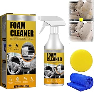 Car Interior Foam Refinisher Cleaner, Car Multifunctional Foam Cleaner, 2023 New Multifunctional Car Foam Cleaner, Powerful Car Magic Foam Cleaner for Car Interior, Quickly Removes Stains & Dirt (1PCS)