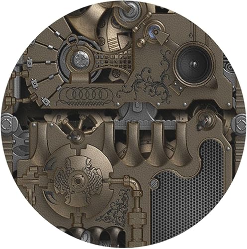 Juego de 4 posavasos de cuero, posavasos personalizados para mesa de café, posavasos mecánicos, posavasos fáciles de limpiar para bebidas, tazas de