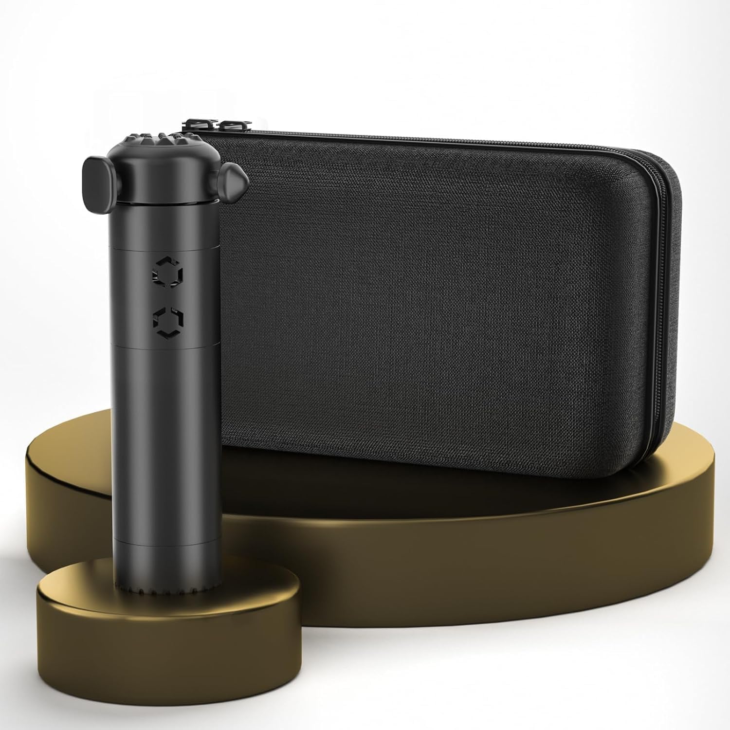 Massage Gun, Deep Tissue Back Massage for Athletes for Pain Relief, Percussion Massager with 3 Massages Heads & 7,000 RPM Brushless Motor, Gifts for Muscle, Black