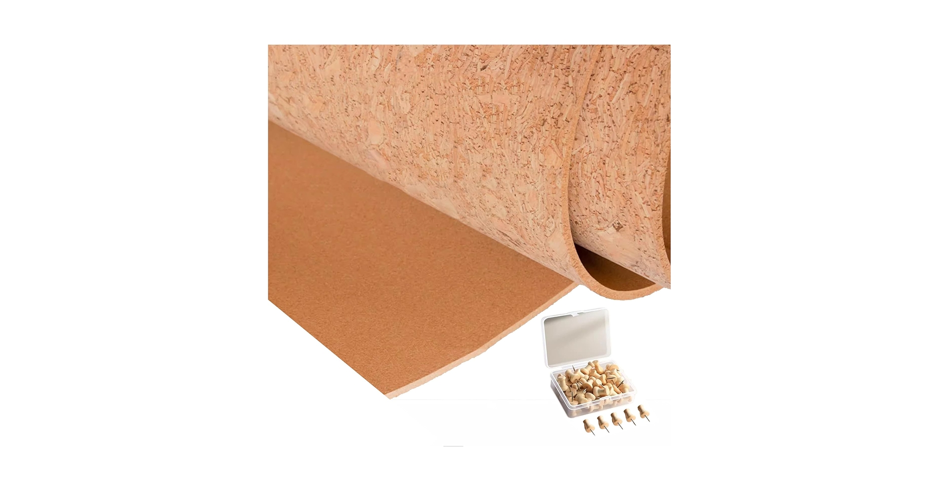 Amazon.co.jp: コルク巻き 厚さ8mmの天然コルクロール、耐久性の