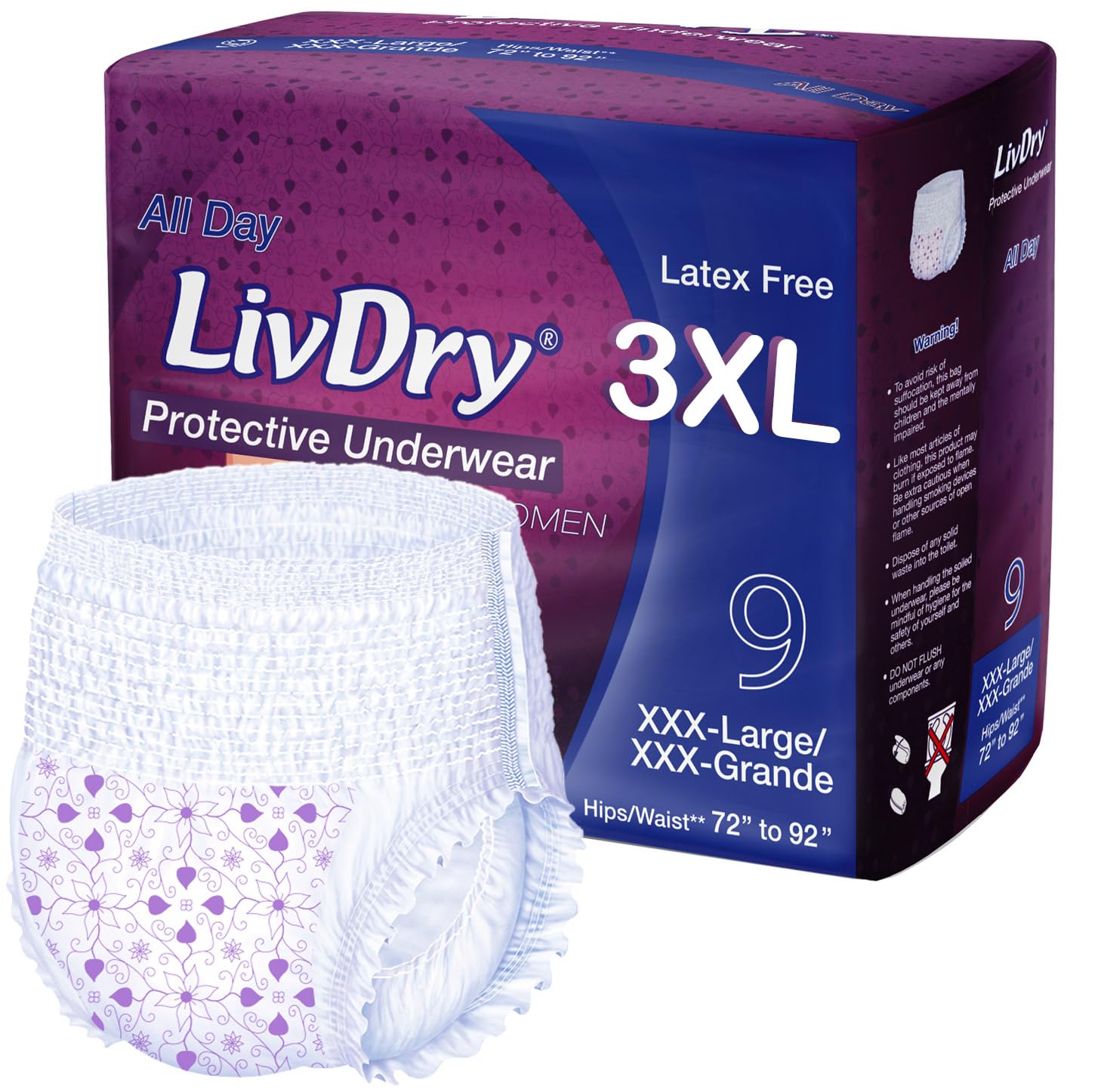 Livdry Adult Diapers for Women
