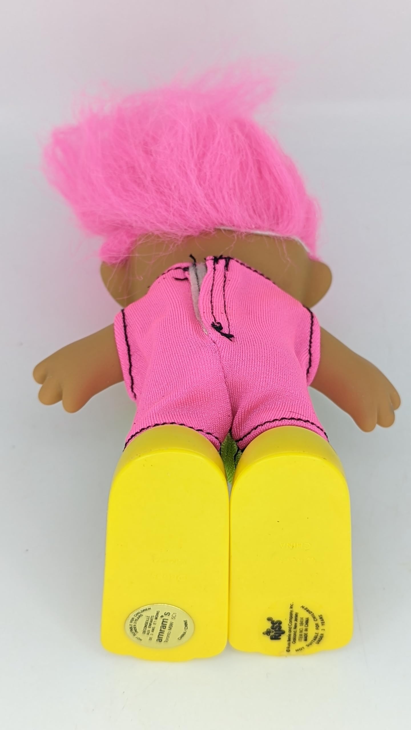 ୨୧‥∵ドイツ　ヴィンテージベア　 ピンクのベアちゃん‥‥୨୧ WASABI BEAR PINGSABI BEAR STANDING DOLL – LINE FRIENDS SQUARE