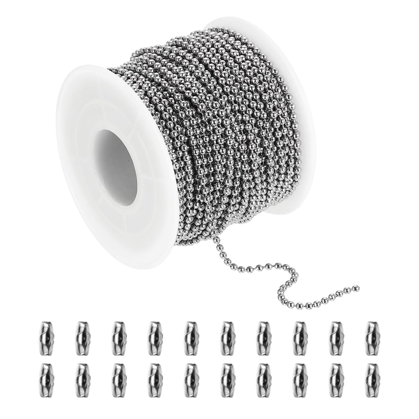 Chaîne à billes en acier inoxydable 304 pour création durable de bijoux