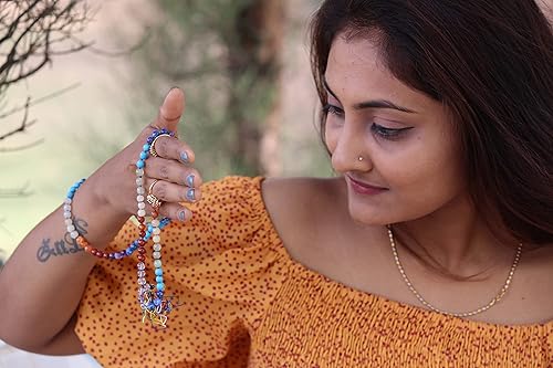 Miniatura 6 de Jet International Crystal Jet Chakra Japa Mala Folleto de Terapia Gratis