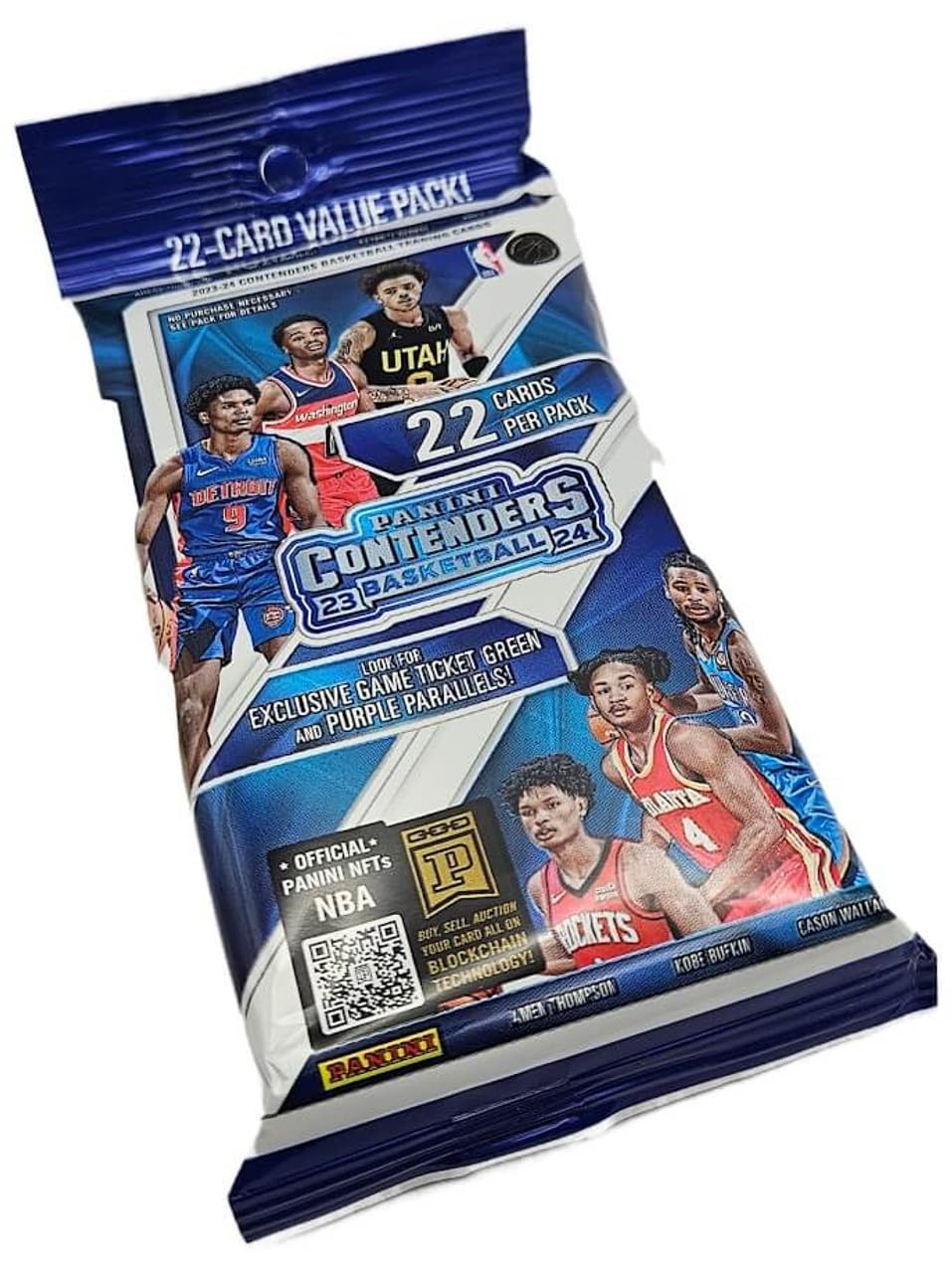 Amazon.com: 2023-24 Panini Contenders Basketball 22 Card Jumbo