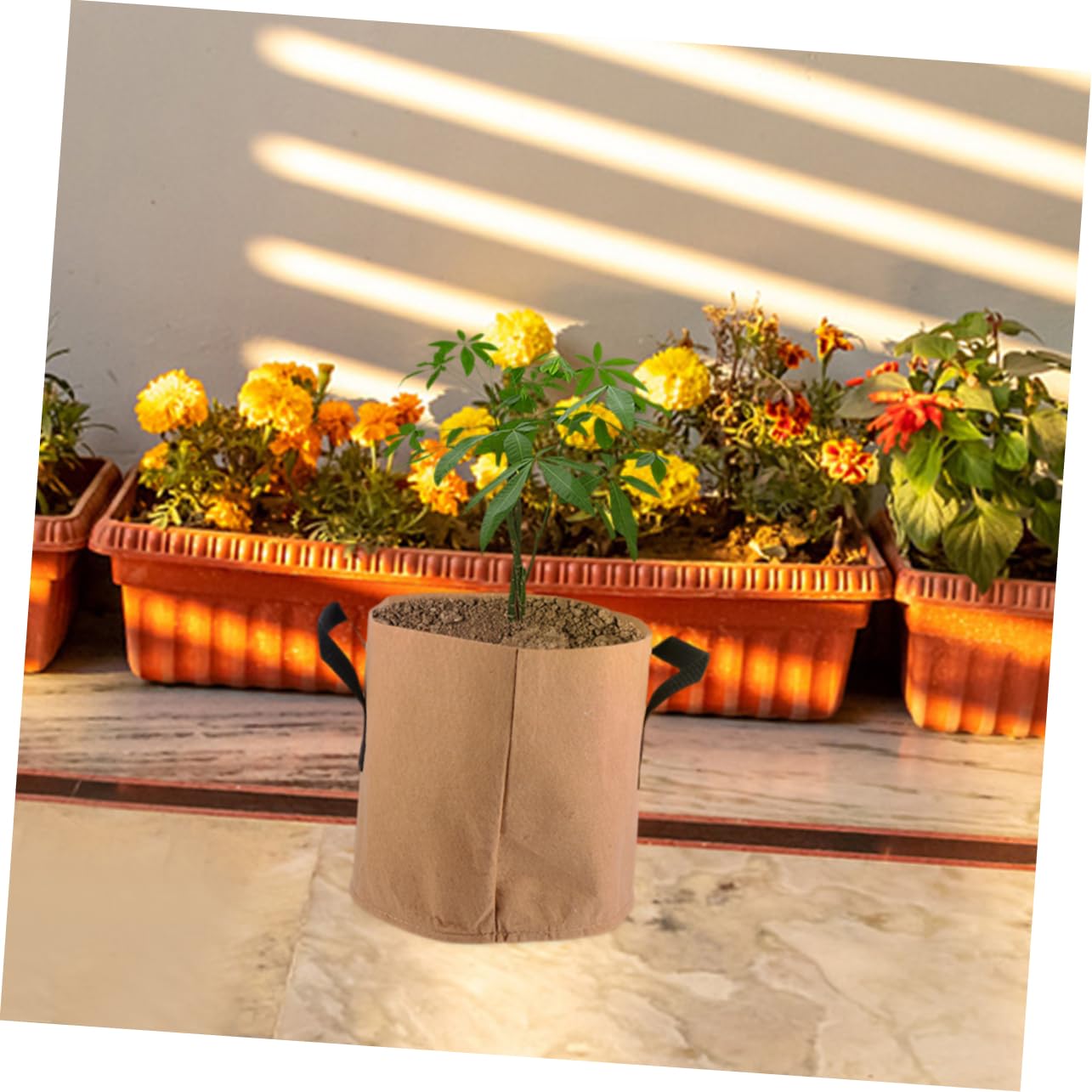 4pièces Sacs de Plantation Non-tissé pour Culture de Pommes de Terre et Légumes Résistants et Perméables à Eau