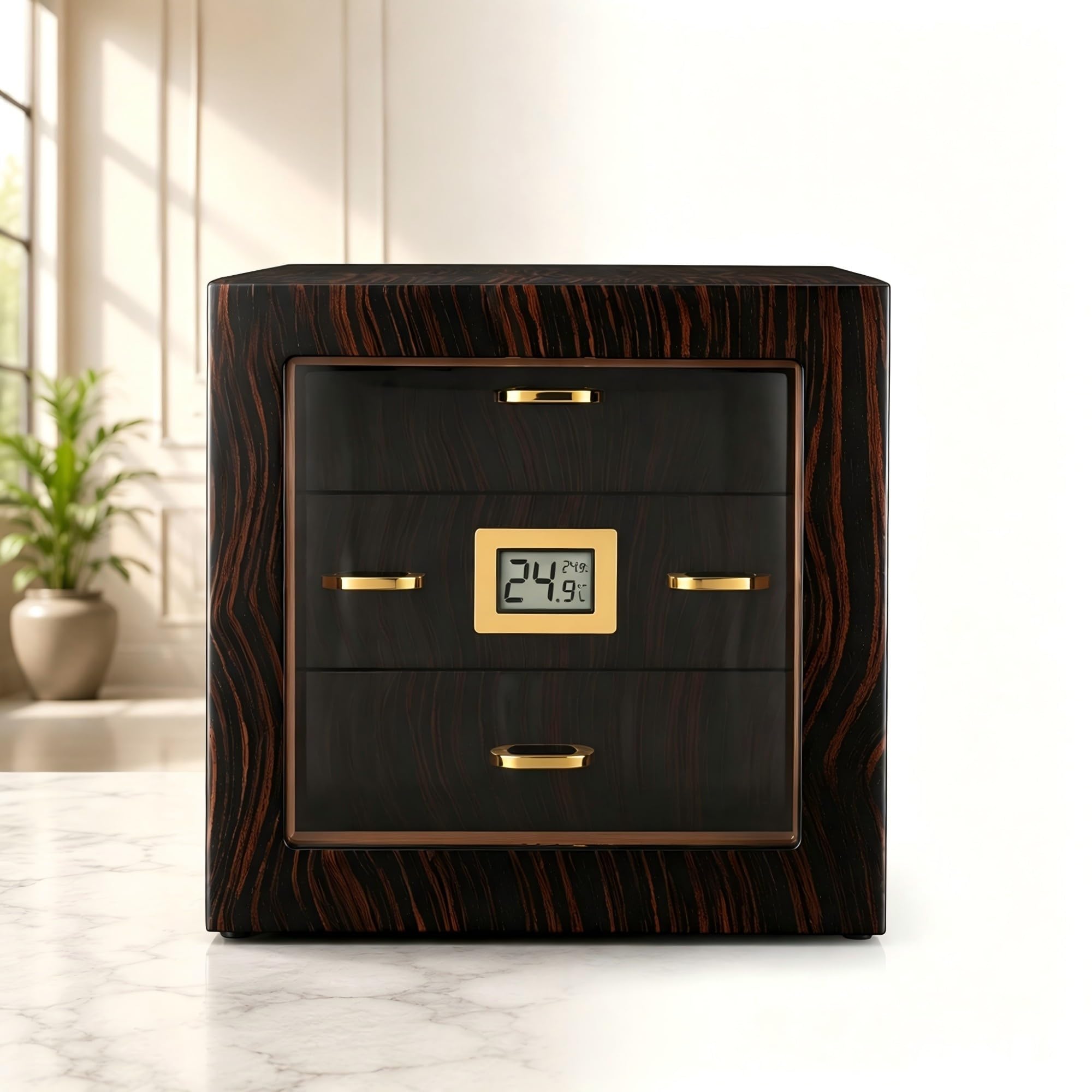 Gabinete de Almacenamiento de cigarros de Tres Capas