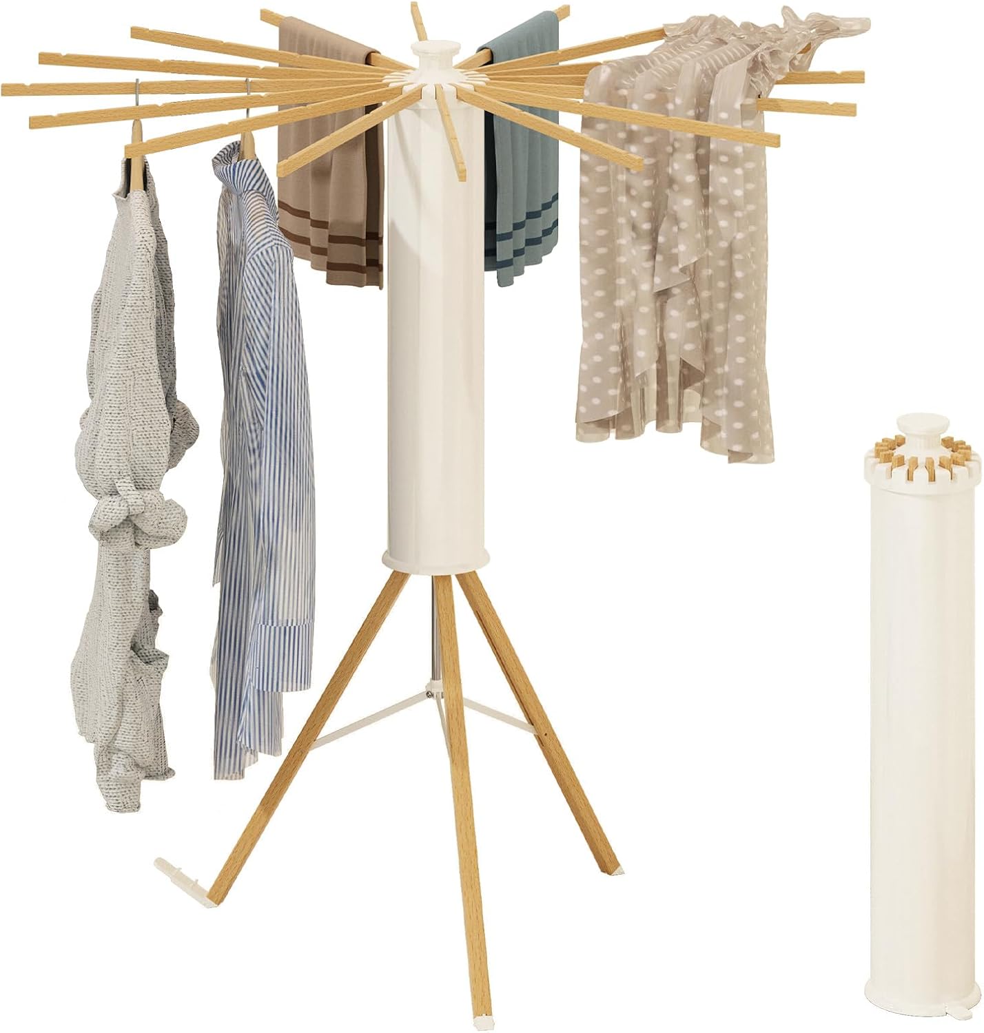 Dr DJ Tripod Drying Rack Foldable Octopus Standing Clothing