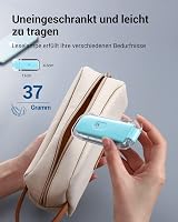 DEWENWILS Olvasólámpa Csipesszel - USB Tölthető Könyvlámpa 2 Fényerőszinttel, Meleg Fehér Fény, Állítható, Könnyű Hordozható Olvasófény Gyer 2