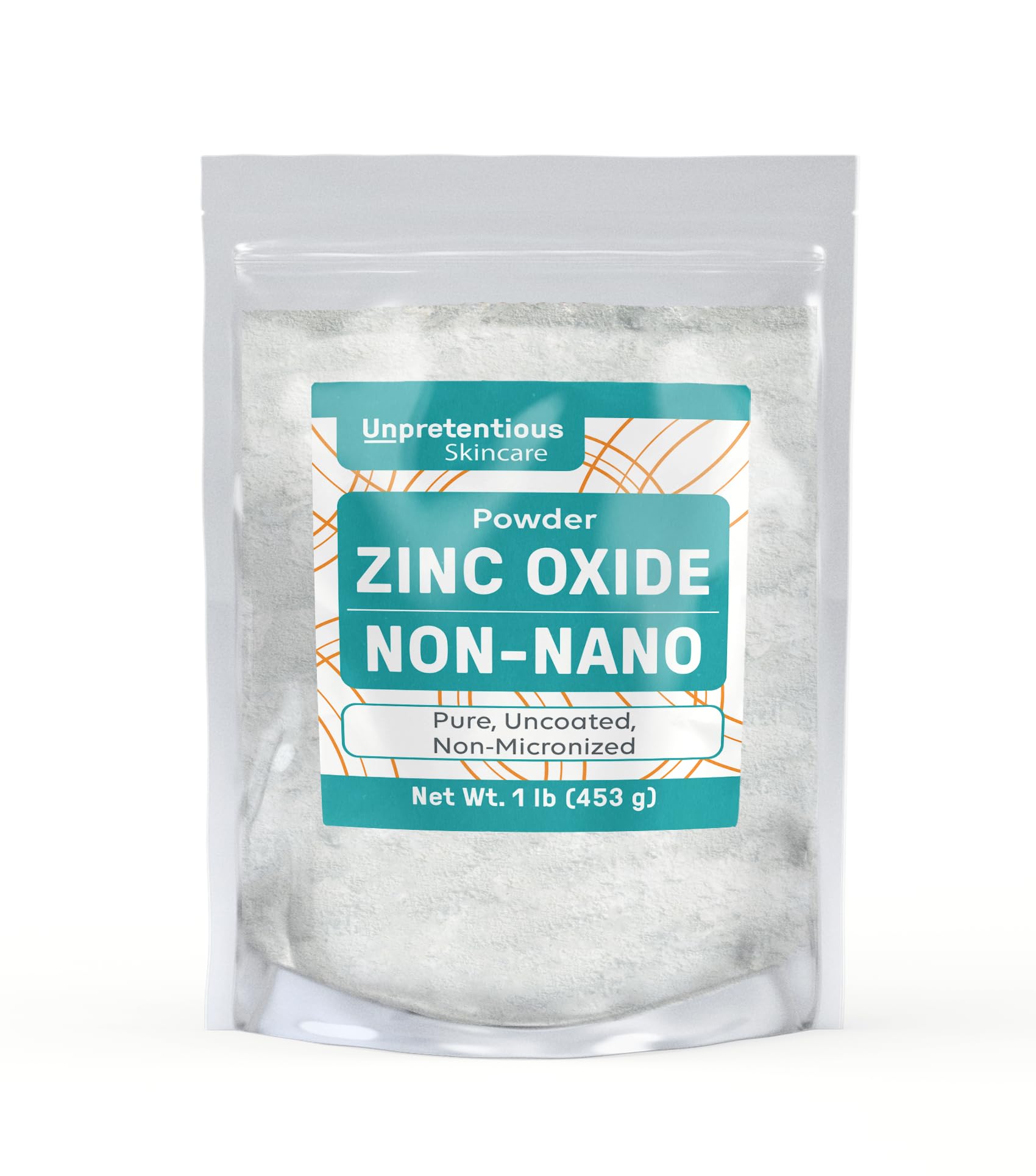 Unpretentious Non-Nano Zinc Oxide, Pure & Uncoated, Convenient Resealable Bag for Storage (1 Pound)