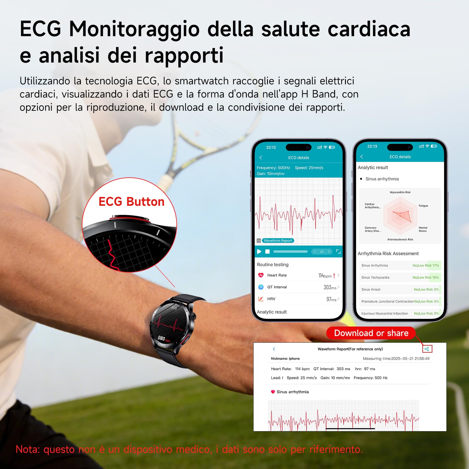 2026 Nuovo Smartwatch Uomo ECG, HRV, Pressione Sanguigna, BMI, Fatica, SpO2 | Orologio Fitness 1.43" AMOLED con Sonno, Stress, Emozioni, Chiamate Bluetooth, SOS, Temperatura, IP68 per Android iOS, Nero