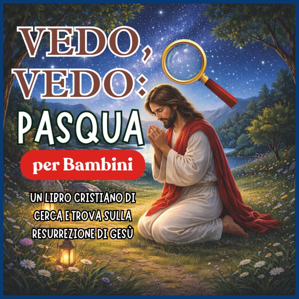 Vedo, vedo: Pasqua per Bambini: Un libro cristiano di cerca e trova sulla resurrezione di Gesù