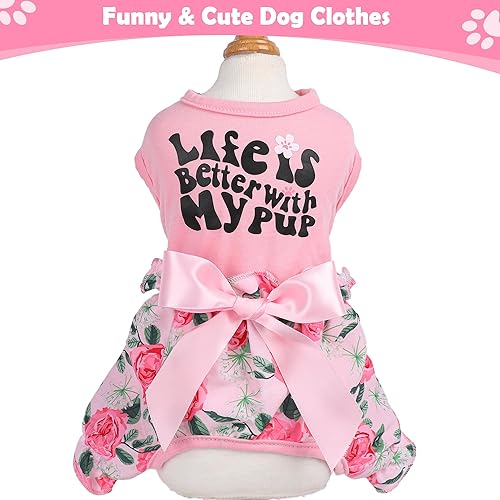 Miniatura 4 de Pijamas para perros y gatos, ideal para el verano, para perros, ropa para perros, enterizos, ropa para mascotas, overol para cachorros, mamelucos