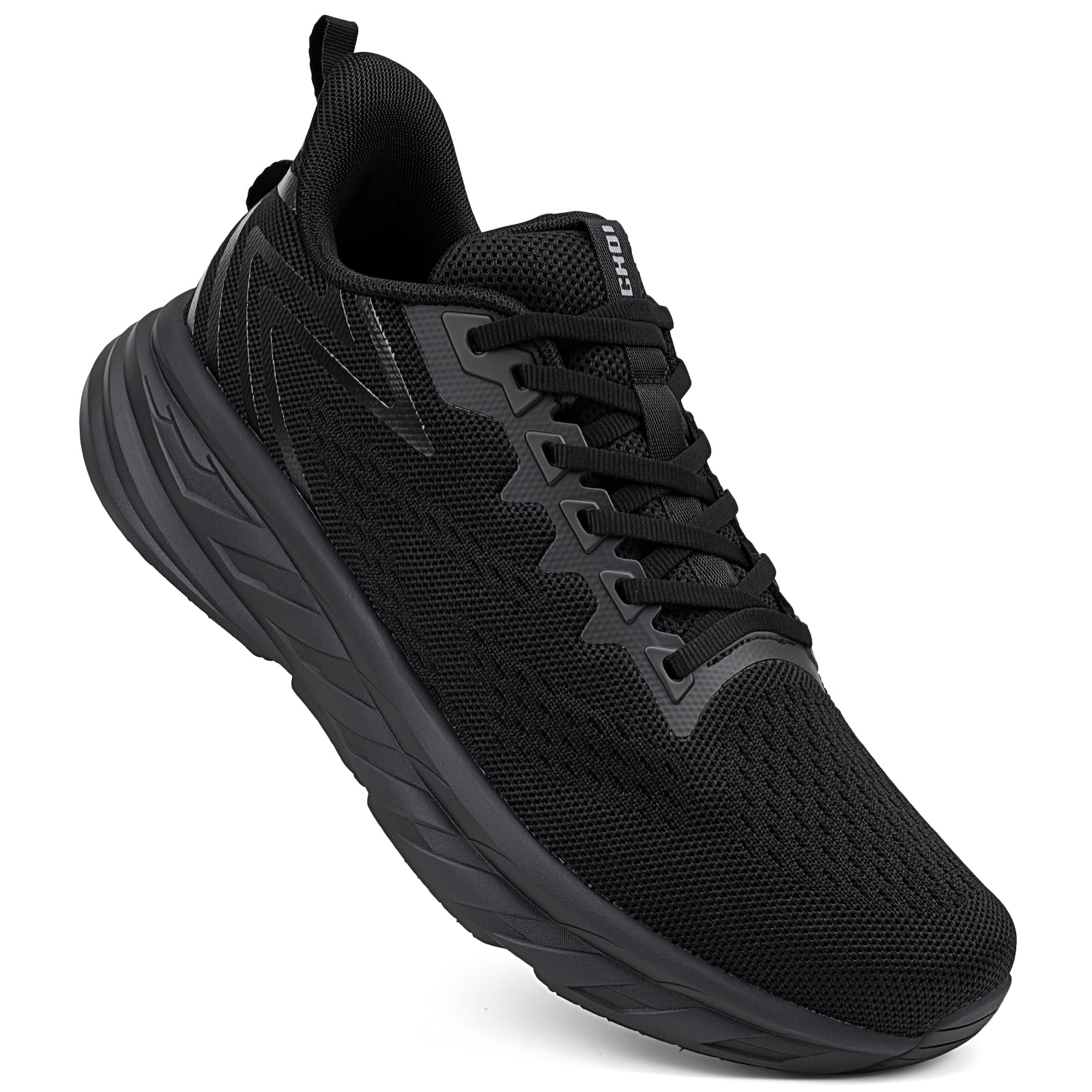 ODCKOI Breite Laufschuhe für Herren, Slip-On Sneakers rutschfest, Bequeme Sportschuhe mit MD-Sohle Dämpfung für Walken Jogging Tennis Freizeit Straßenlaufschuhe