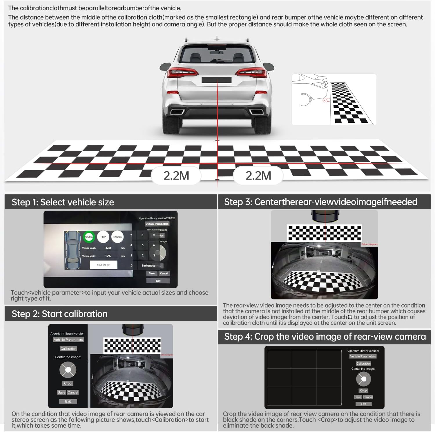 AC-HD03LR 720P Rearview Backup Camera with 180° Wide-Angle,VSV (Virtual Surround-View),Live Rear View,Clear Night Vision,IP67 Waterproof,Compatible with A6PF/A6PL/S8（Excluding S8 UN/MS/Gen4）