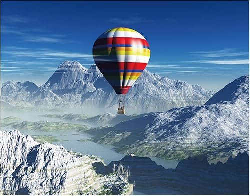 Miniatura 3 de Rompecabezas de 500 piezas de globo aerostático grande para adultos divertido juego familiar juguete educativo intelectual diseño único decoración