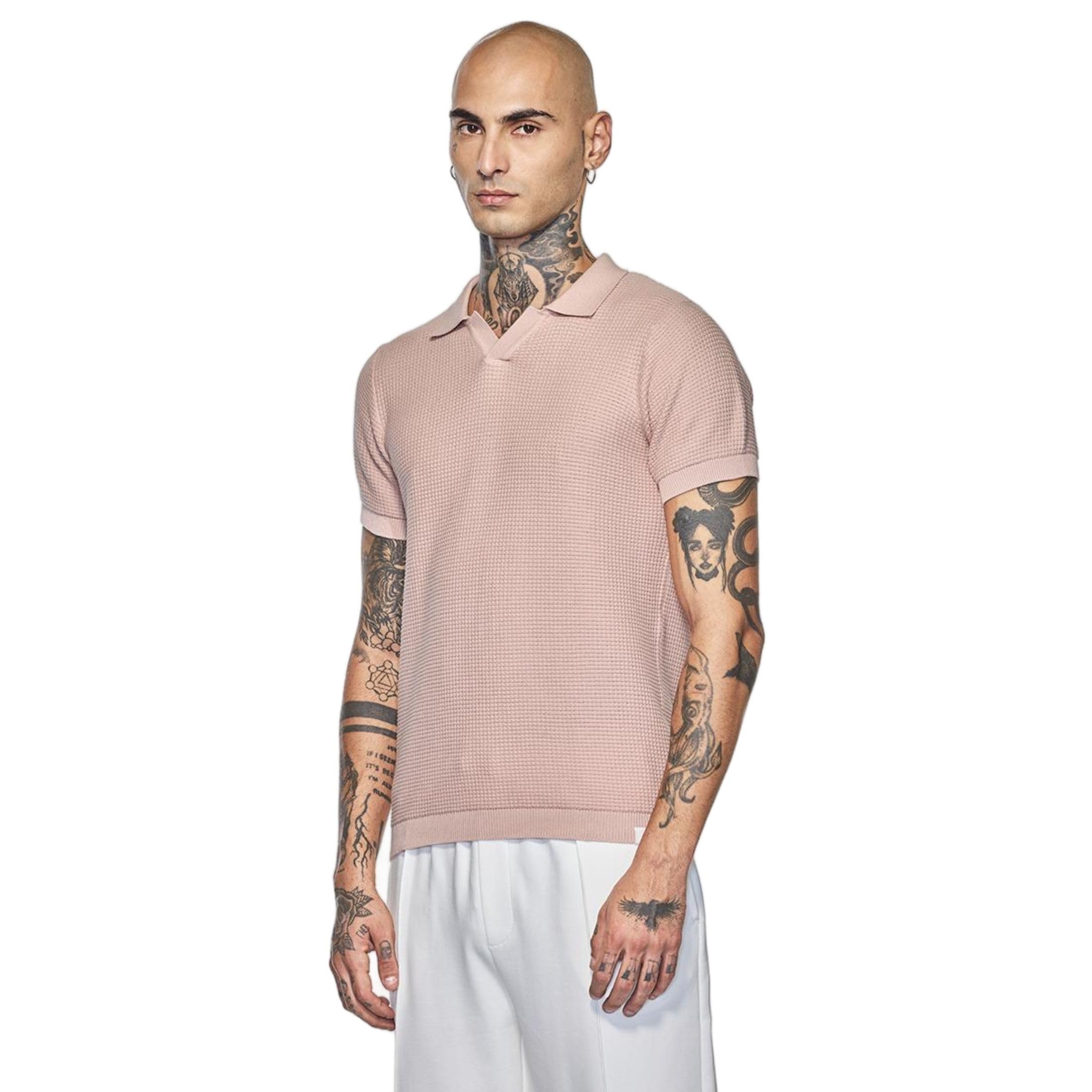 Mens Core Lab Textured Polo T-Shirt-image-23