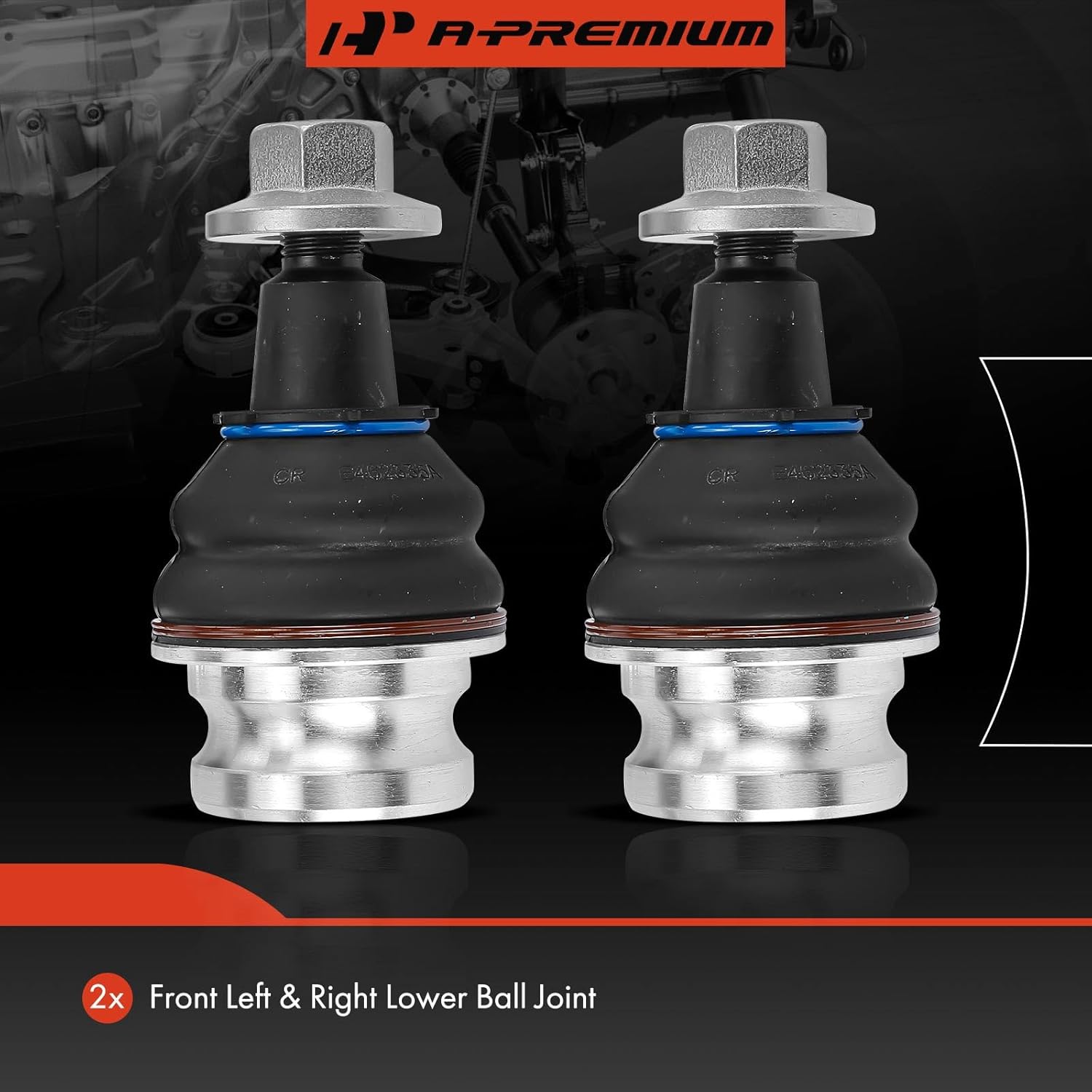 A-Premium 2 x Front Lower Ball Joint, Compatible with Audi Q5, SQ5, 2018 2019 2020 2021