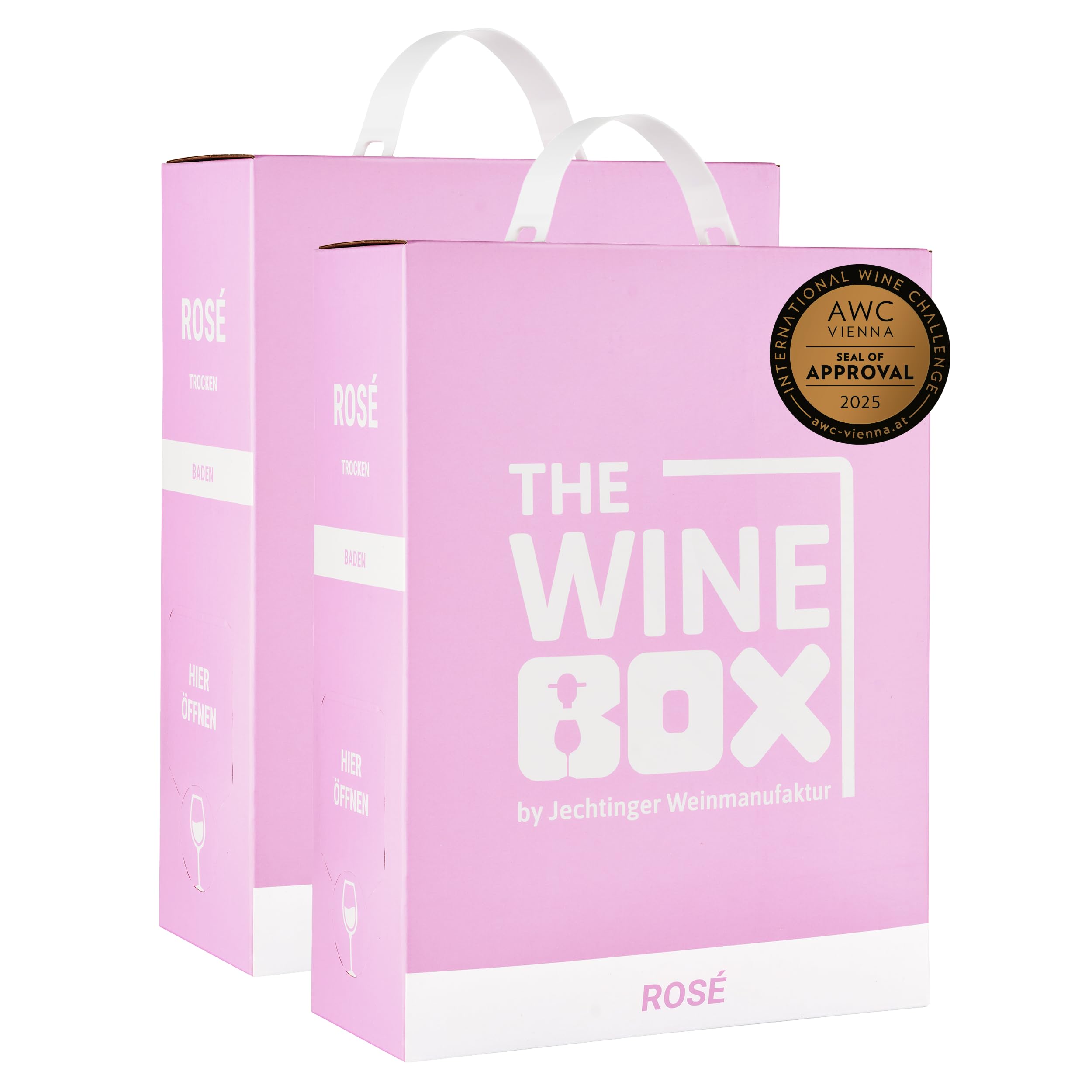 The Wine Box Rosé trocken – Wein Box Jechtinger Roséwein vom Kaiserstuhl mit zarten Aromen von…