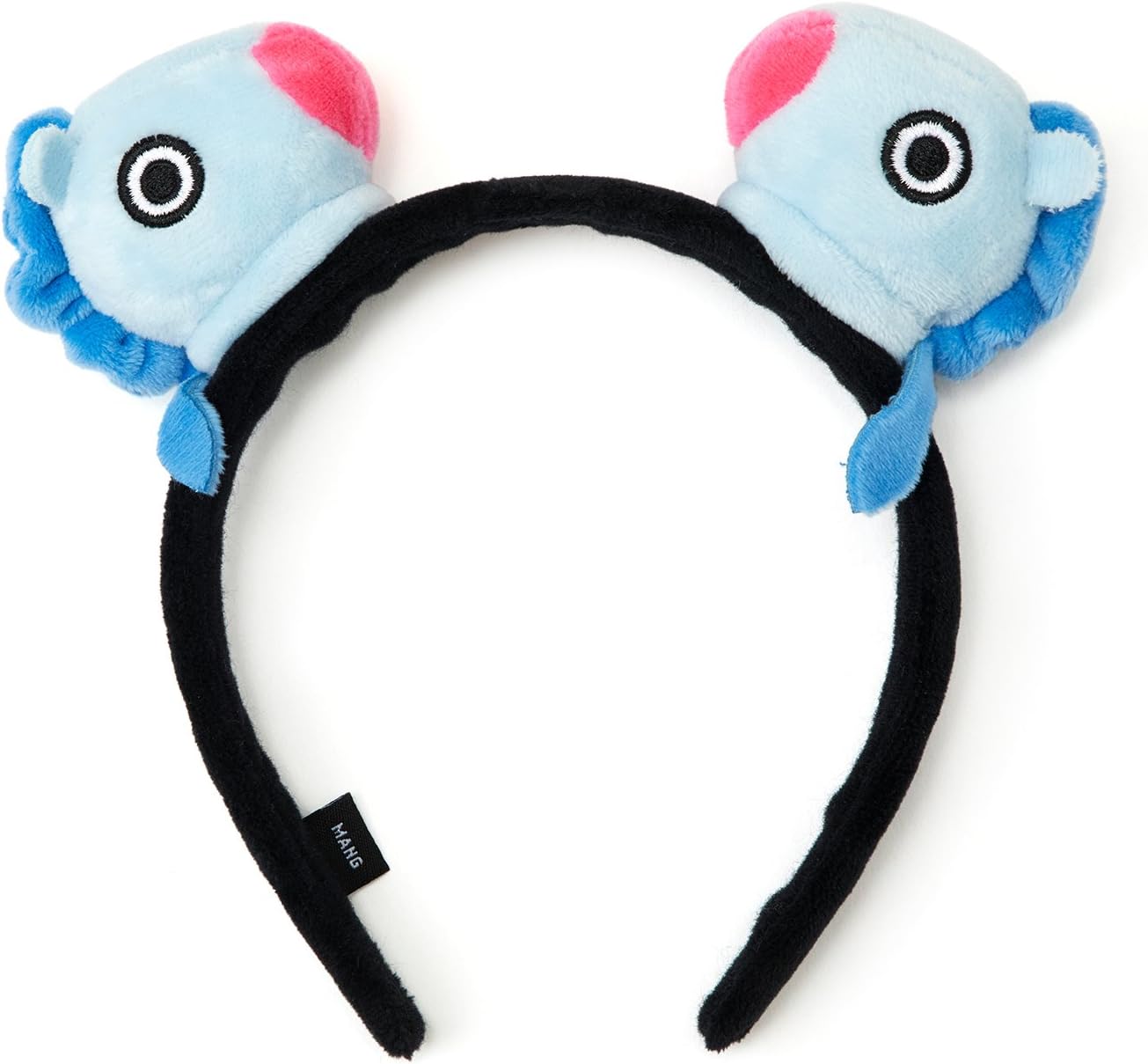 BT21 Official Merchandise by Line Friends - MANG Character Plush Hair Band, Blue