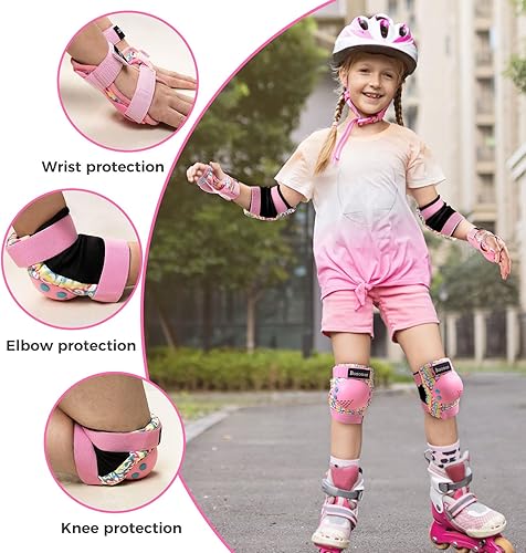 Miniatura 2 de BOSONER Knee Elbow Pads for Kids Knee Pads and Elbow Pads for Kids 3-15 - Protection Gear for GirlsBoys