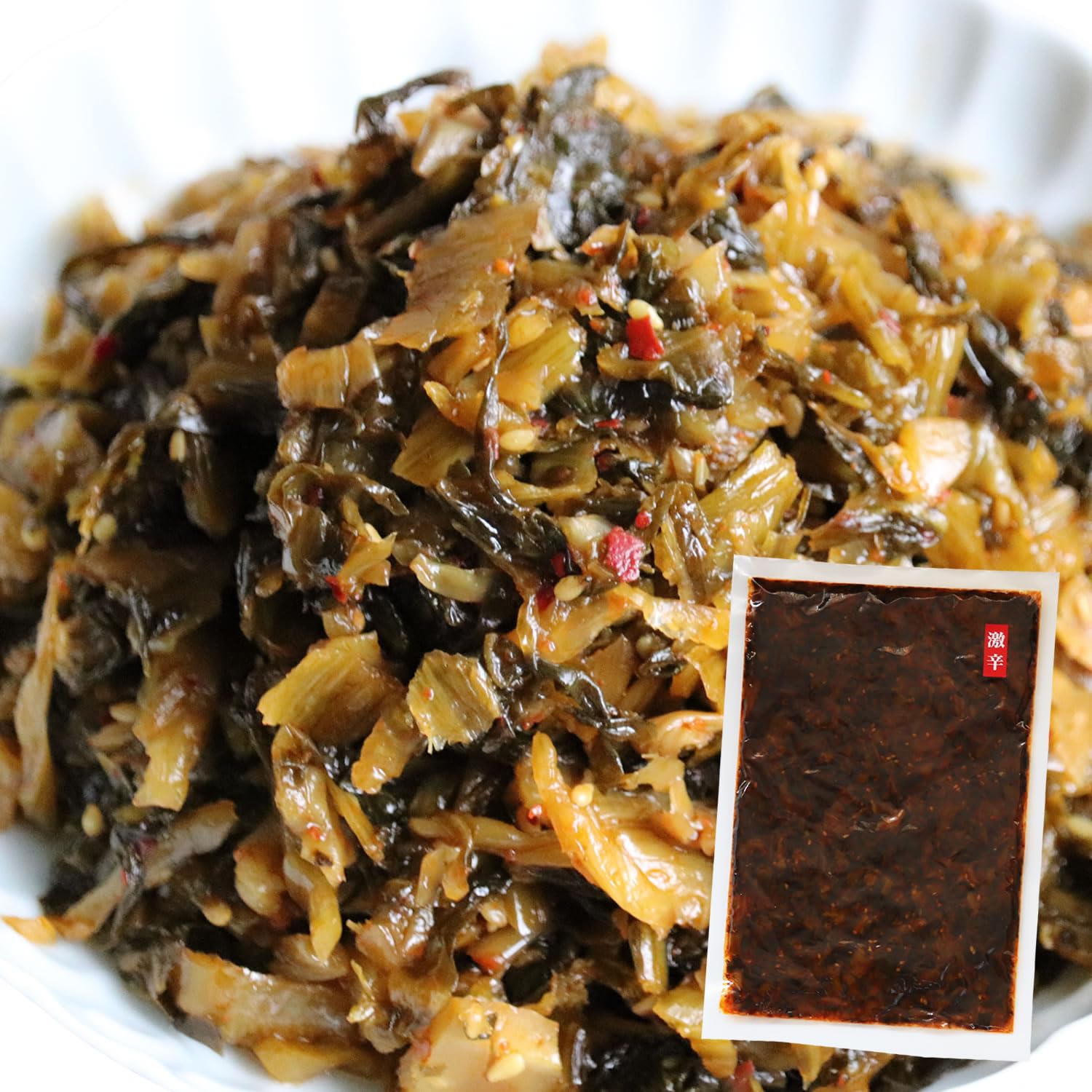 大地の生菓 福岡県産 辛子高菜 大地のからし高菜 激辛からし高菜 高菜漬け ピリ辛 ご飯のお供 国産 保存食 おにぎり ラーメン トッピング チャーハン おつまみ