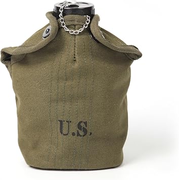 ANQIAO WW2 US Canteen Green Color استنساخ