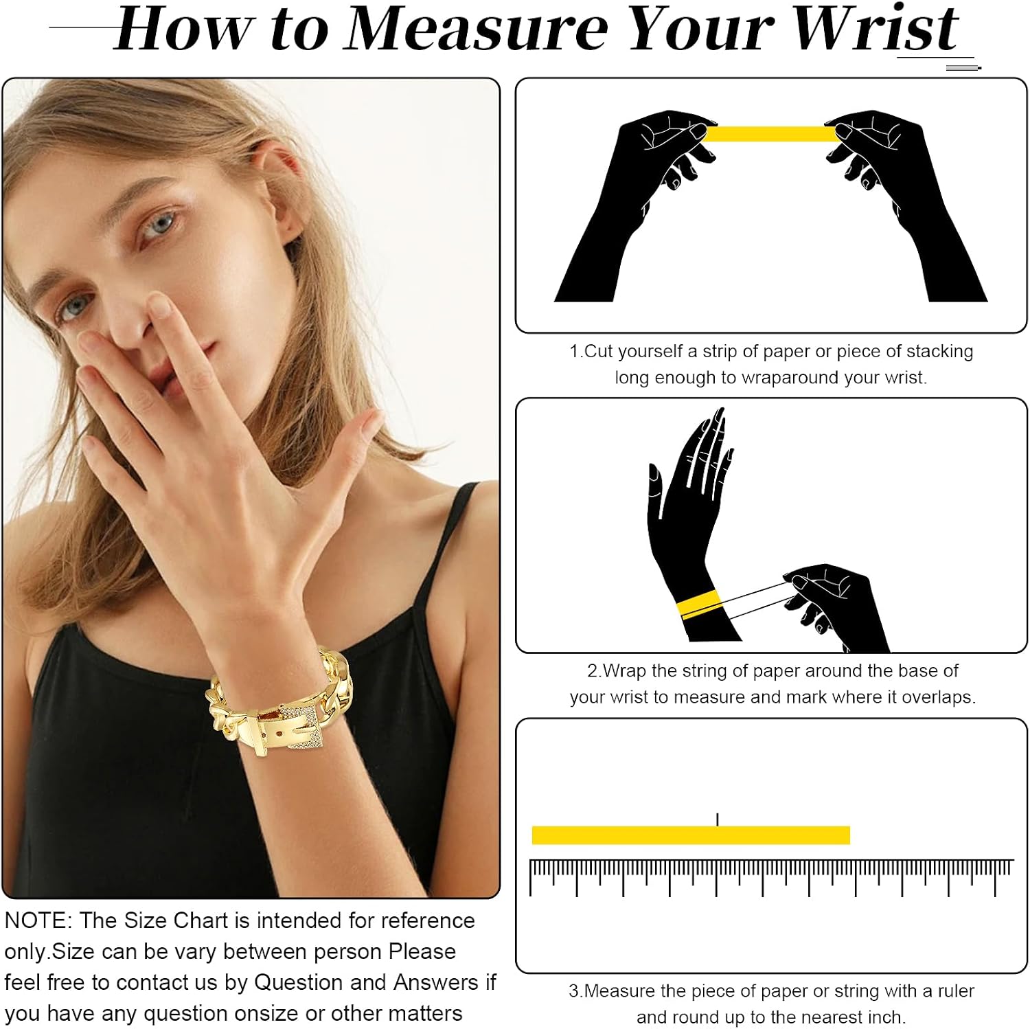 YBMYCM Chunky Bangle Bracelet For Women Wide Cuff Bracelet Chunky Bracelet