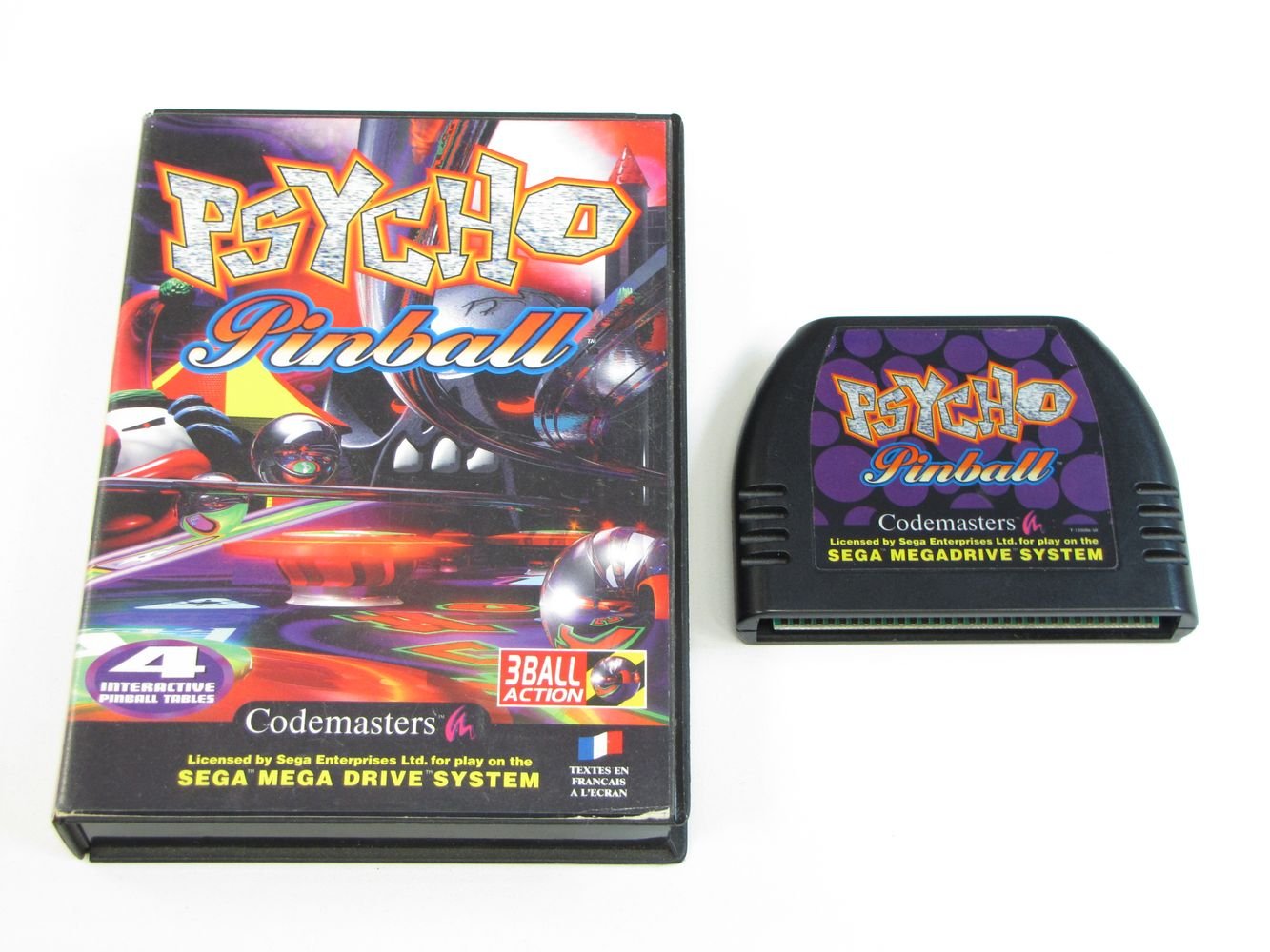 Psycho Pinball - Sega Megadrive - Jeux vidéo