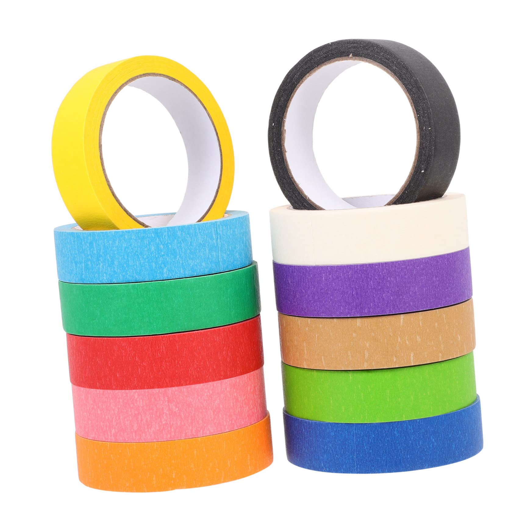 Farbiges Masking Tape aus Papier, 12 Rollen, Selbstgemacht Malerband