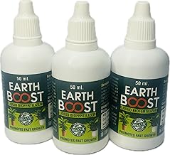 Earth Boost Liquid Biofertilizer, Organic Plant Growth Booster, Pack of 3 X 50 ml