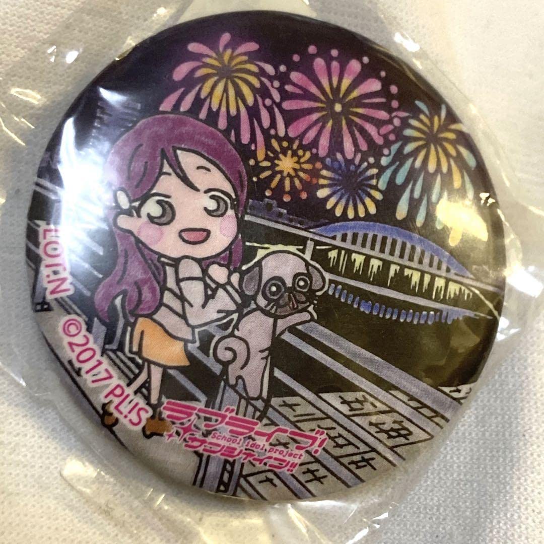 ラブライブ サンシャイン まちあるき 缶バッジ 桜内 梨子 【公式通販】