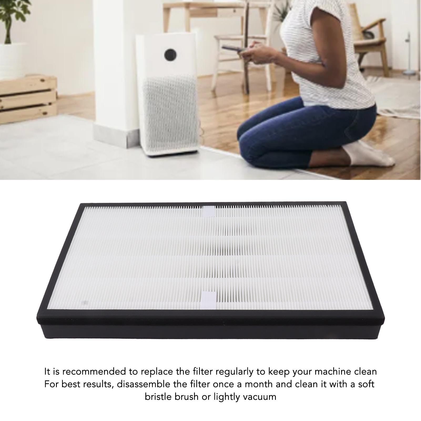 Filtro purificador de aire de repuesto de filtro de aire de partículas de alta eficiencia, juego de 2 unidades para purificadores de aire KJ700G H32 720G H31, elimina el polvo,
