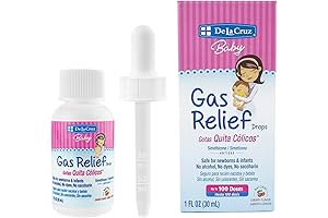 De La Cruz Gas Drops for Babies: Infant Colic Relief with Simethicone