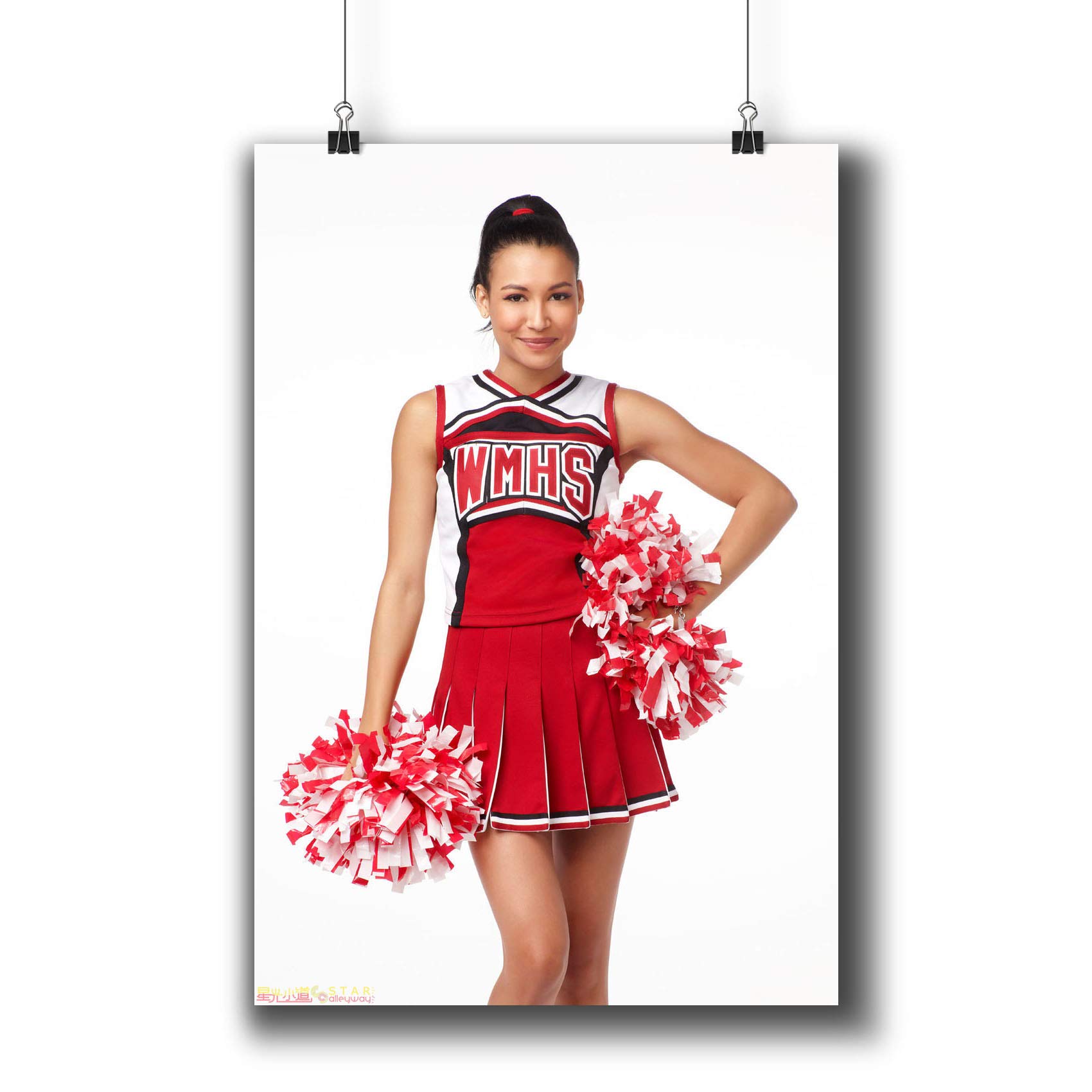 Glee TV Series Poster Small Prints 079-104 Santana Lopez Naya Rivera,Wall Art Decor for Dorm Bedroom Living Room (A4|8x12inch|21x29cm)