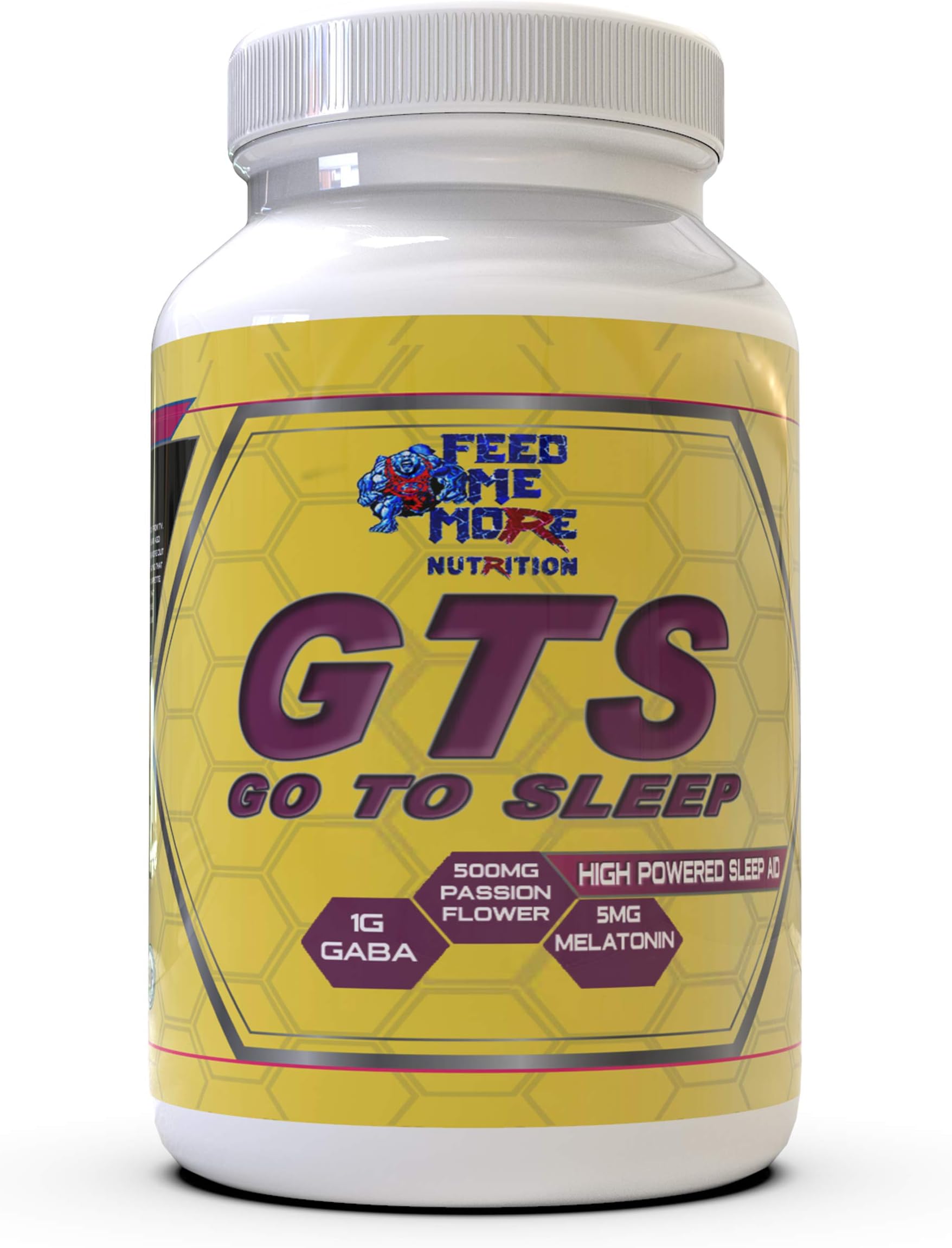 GTS Go to Sleep High Powered All Natural Sleep Aid: 30 Servings by Feed Me More Nutrition